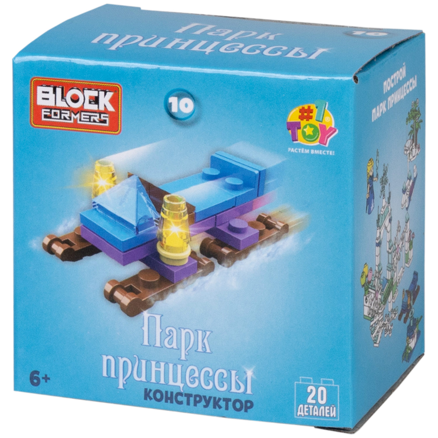 1TOY конструктор Blockformers "Парк принцессы", в ассортименте 10 видов