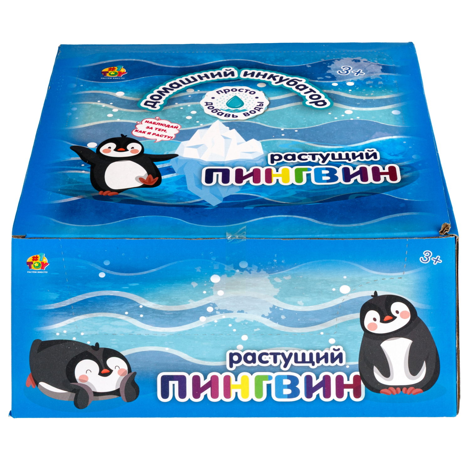 Набор для выращивания 1TOY Домашний инкубатор, растущая игрушка Пингвин