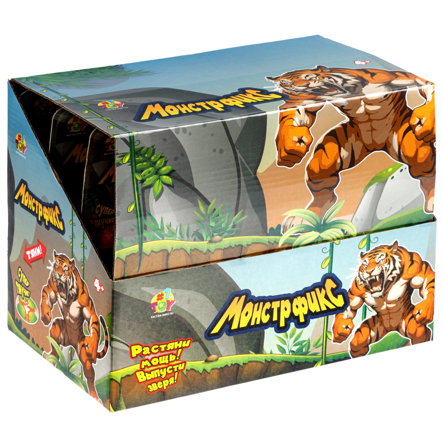 Тянущиеся фигурки 1TOY Монстр Фикс, 15 см, в ассортименте