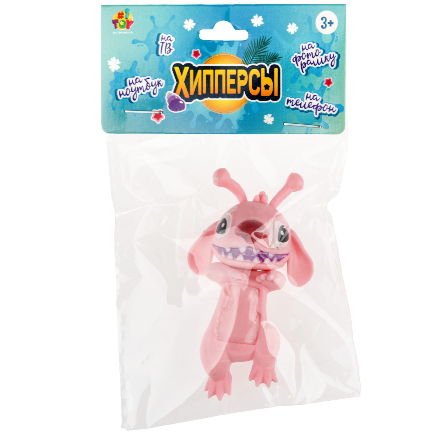 Игрушка-фигурка 1TOY Стич на клейком слое, в ассортименте