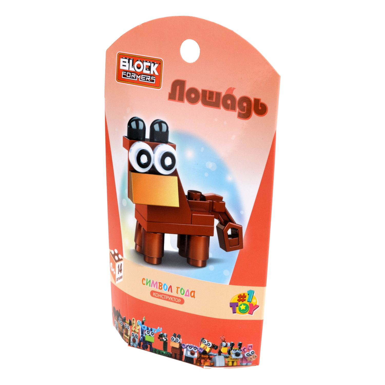 1TOY конструктор Blockformers "Символ года", 12 видов в ассортименте