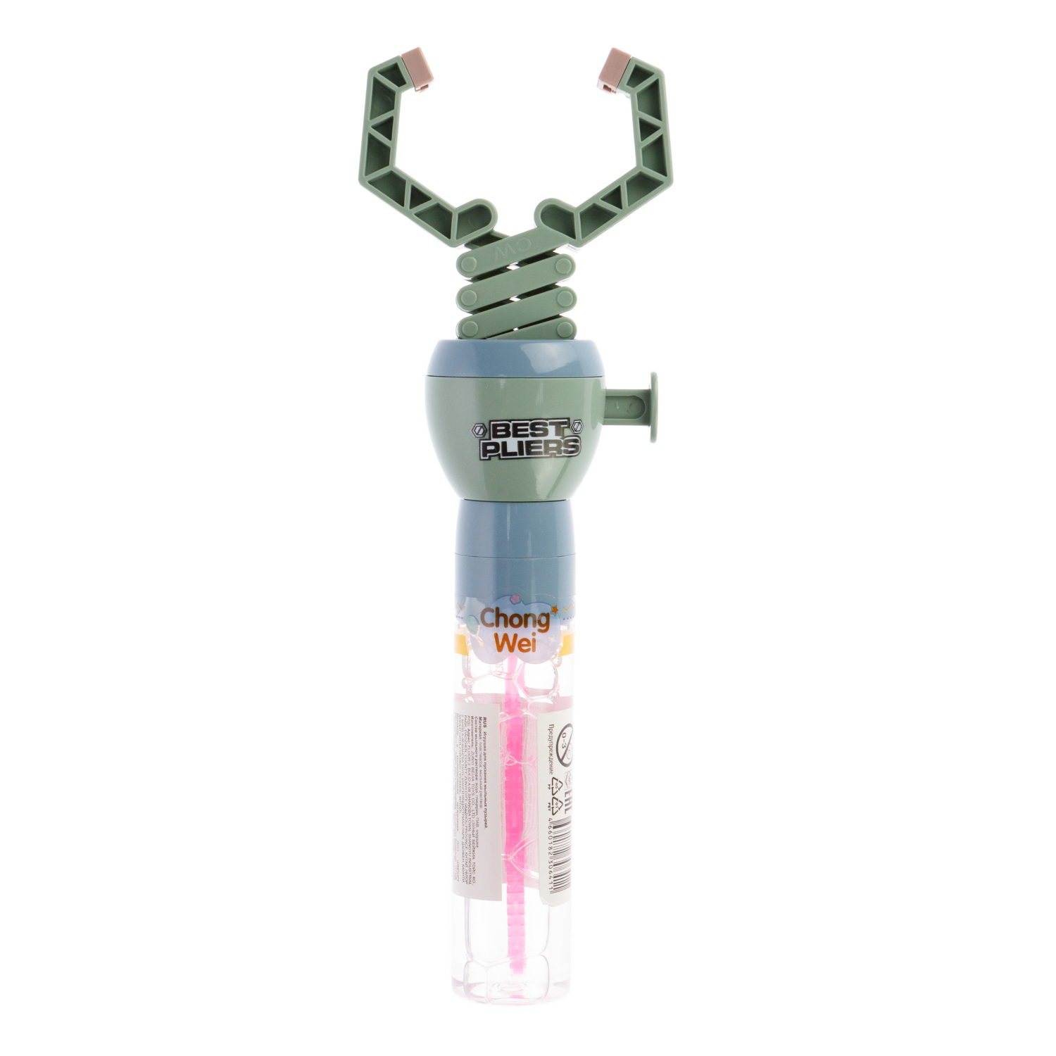 Мыльные пузыри 1TOY Мы-шарики! колба с игрушкой-хваталкой робо-рука 40 мл