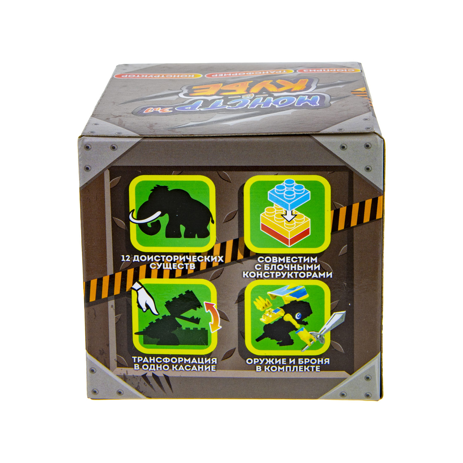 Конструктор 1TOY "Монстр в кубе", 12 видов, 1 шт.