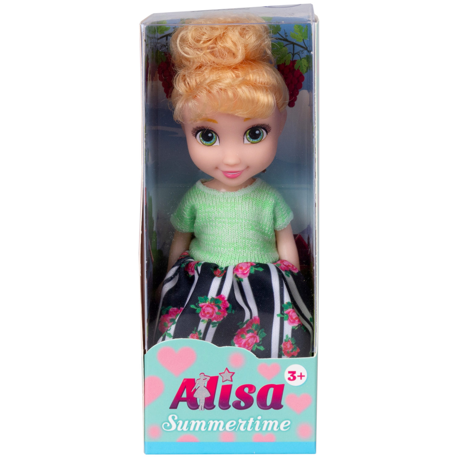 Кукла 1TOY ALISA SUMMERTIME, в платье, 16 см