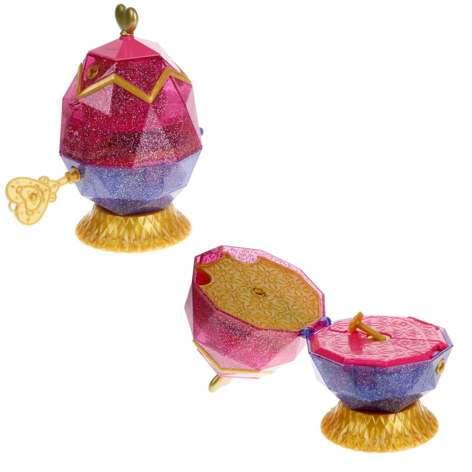 Funlockets Шкатулка-кристалл «Яйцо», 20+ сюрпризов, игровой набор для девочки
