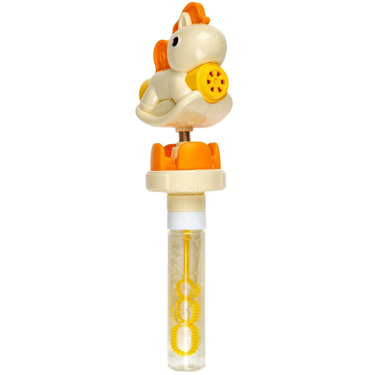 Мыльные пузыри с игрушкой-качалкой 1TOY Мы-шарики! Пони, 40 мл, 3 цвета в ассортименте