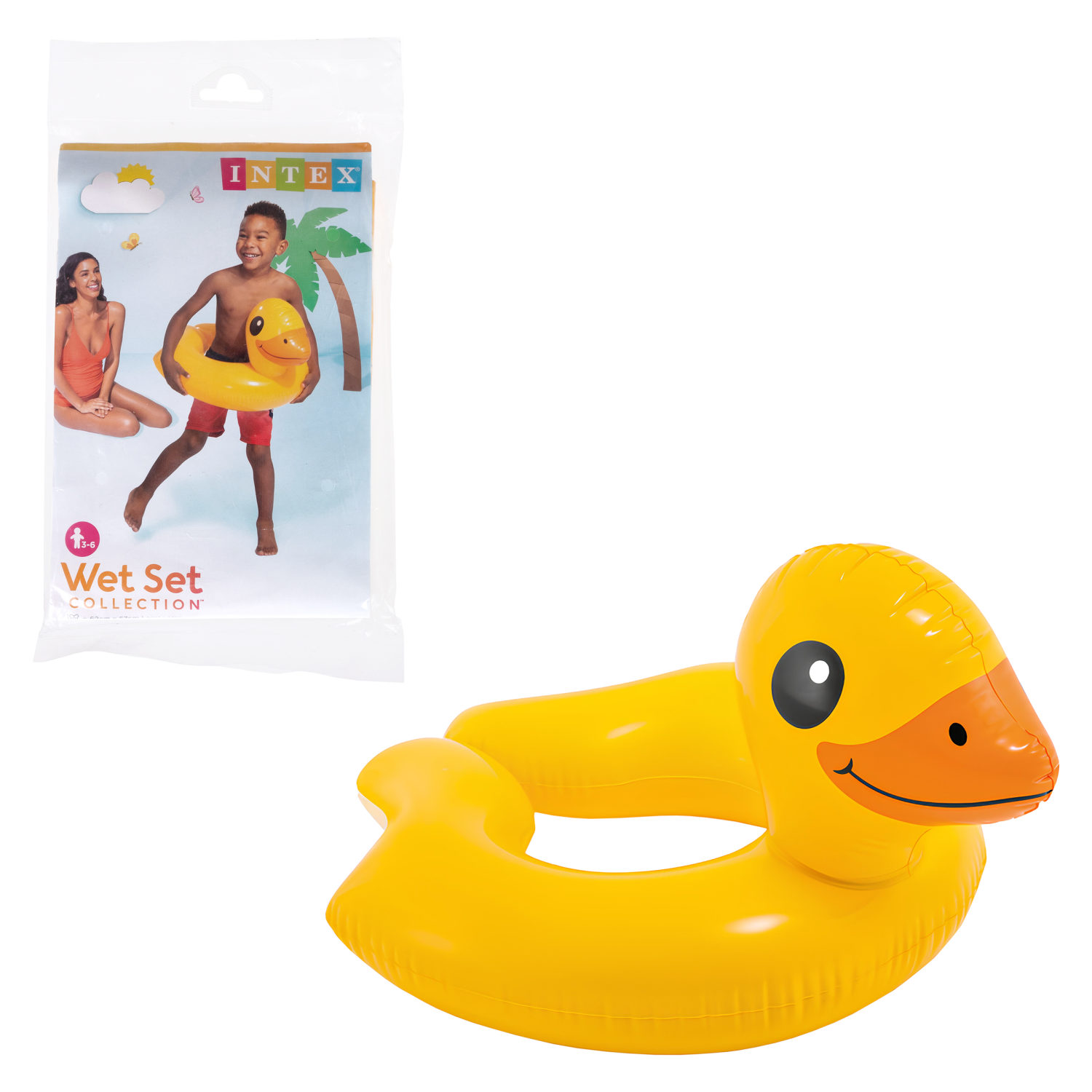 Круг для плавания детский Intex Водные птицы, 3 - 6 лет