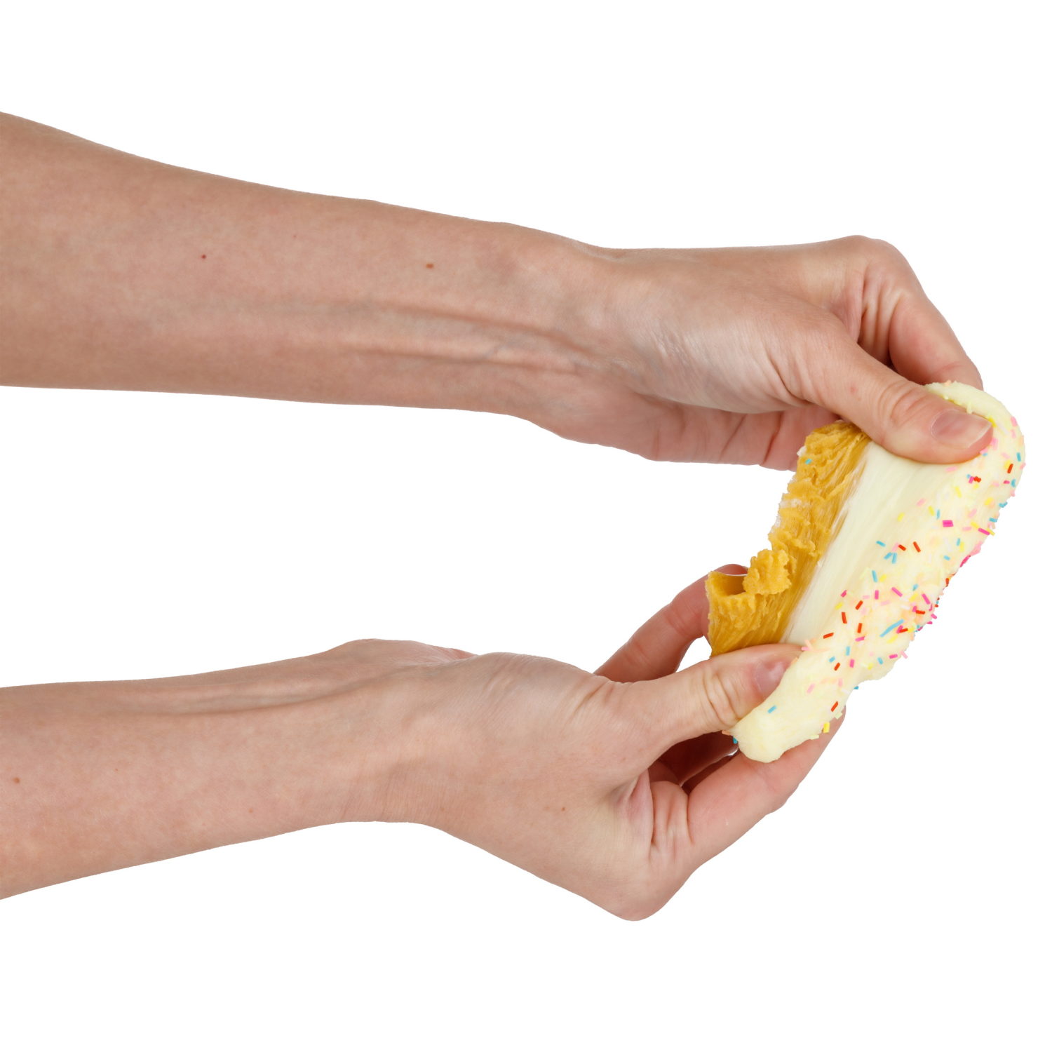 Игрушка-антистресс 1TOY Крутой замес «Няшка-вкусняшка», «Кекс с посыпкой», с колокольчиком, в ассортименте