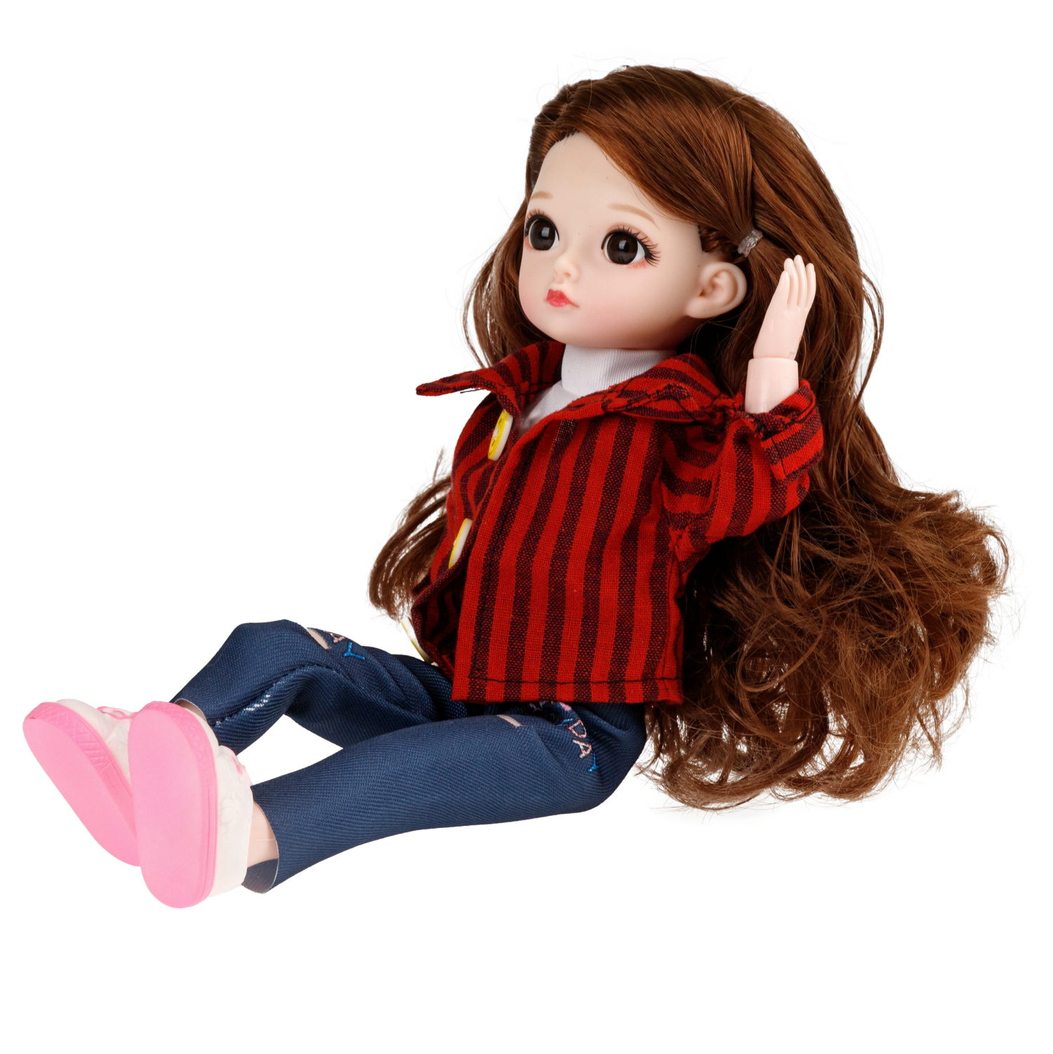 Alisa Kawaii кукла 30,5 см, с длинными темными волосами