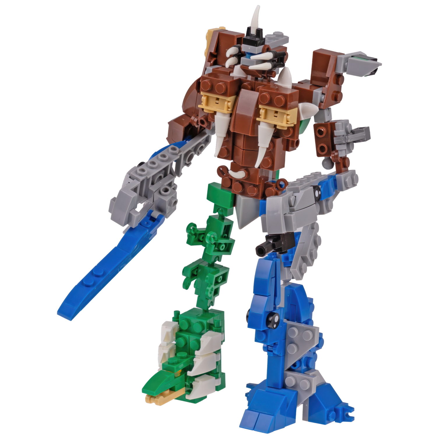 Конструктор 1TOY Blockformers "Динозавры-Трансформеры" 2 в 1, 4 вида