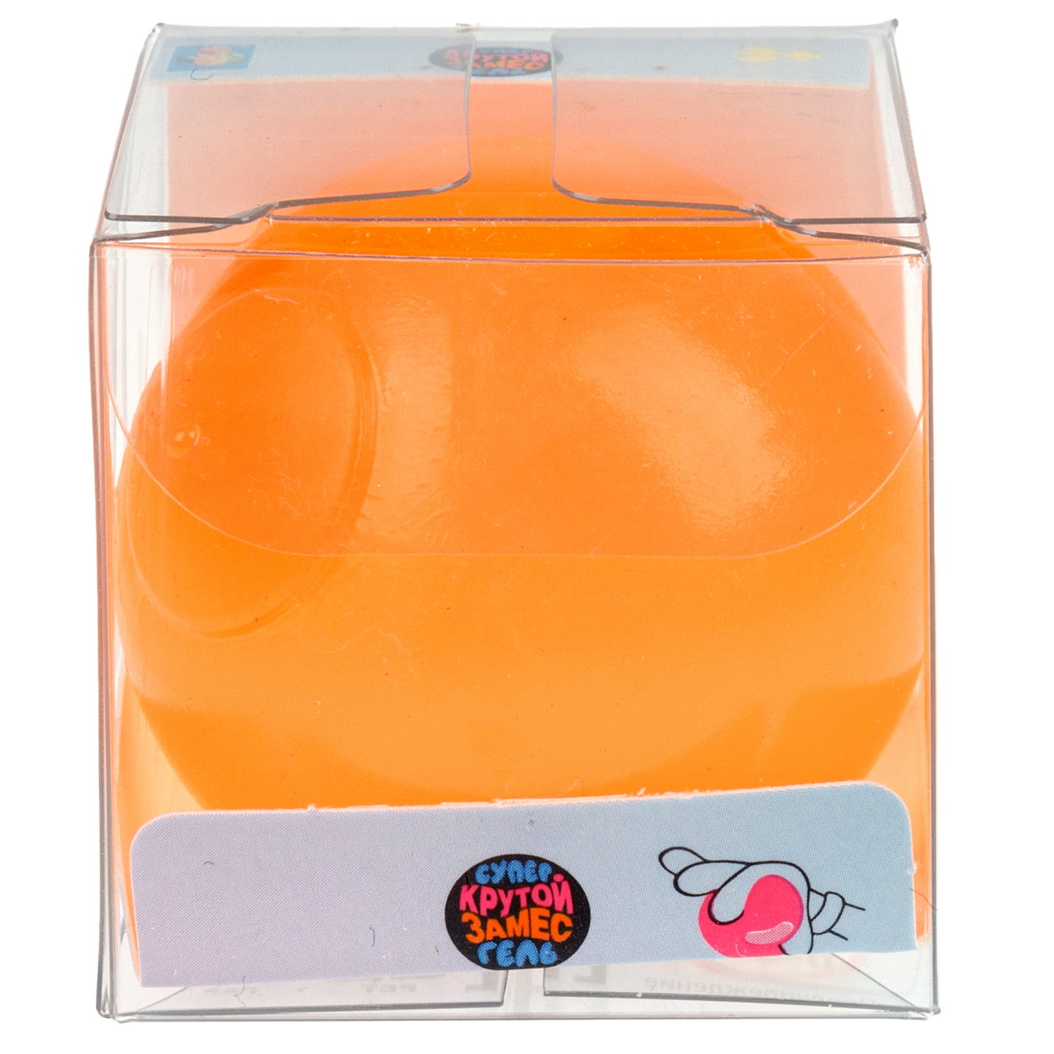 1toy Крутой замес Супергель шар матовый, 6 цветов в ассортименте, 4 см