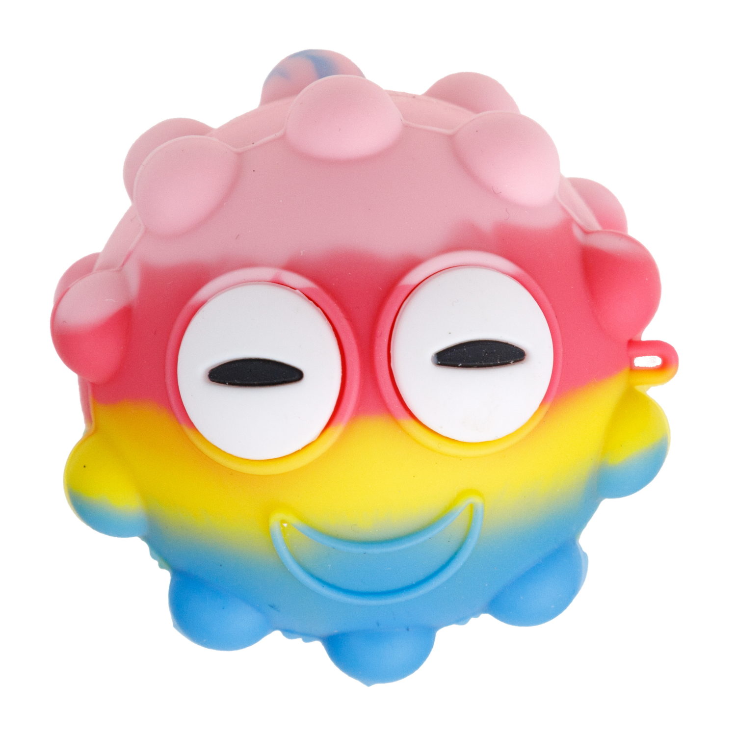 1toy Жмяка Hit Pop It четырёхцветный "Смайлик" 7 см