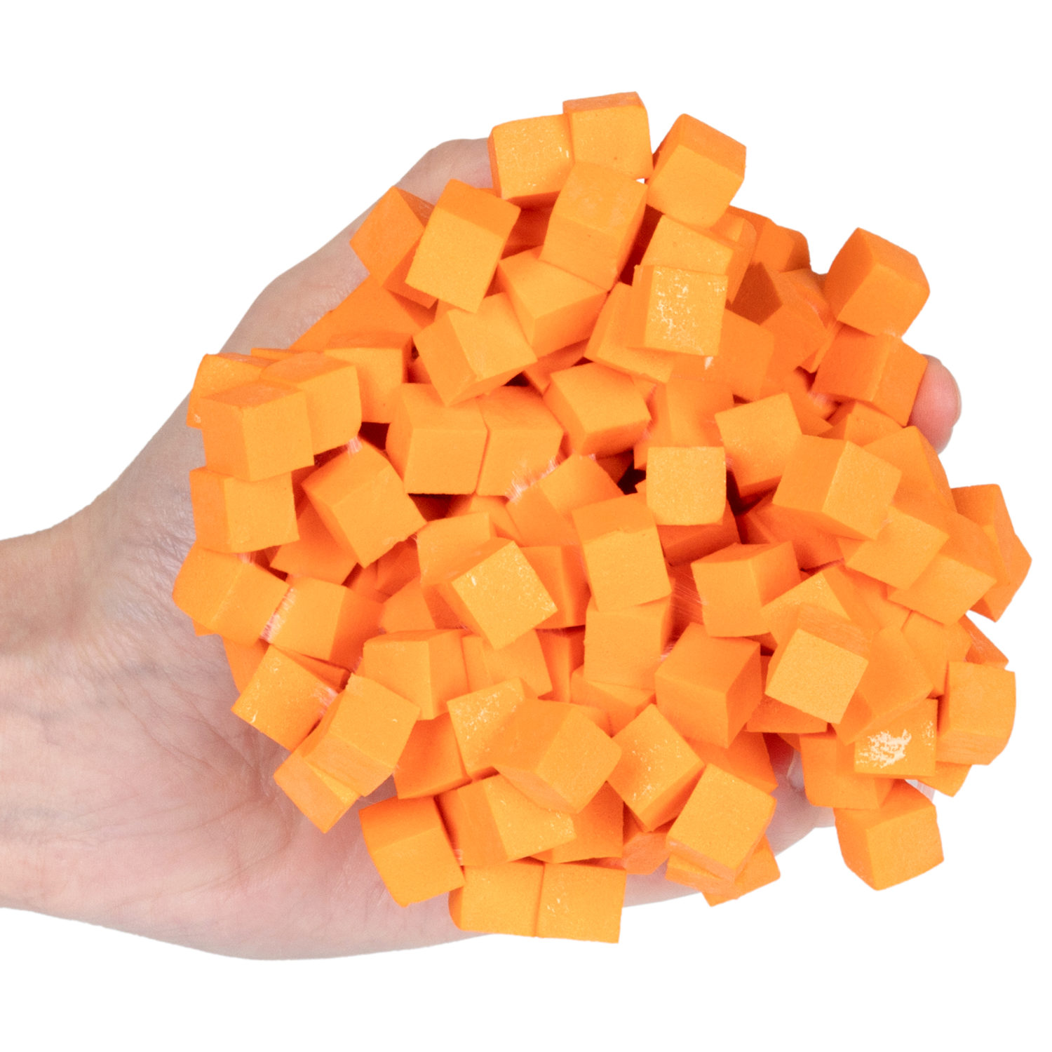 Конструктор-пластилин Gummy Blocks липучка, липкий, мягкий, оранжевый