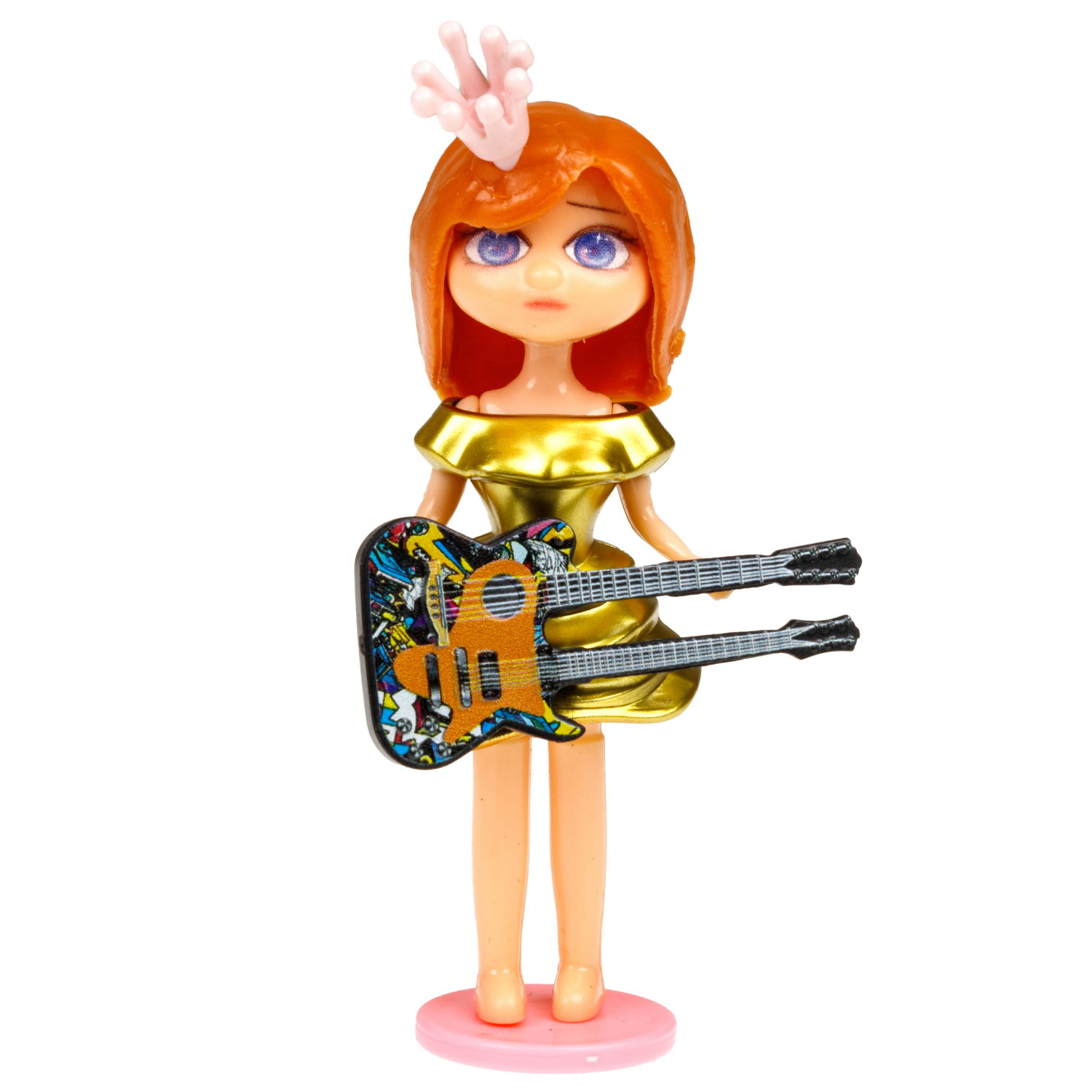 Кукла 1TOY K-POP Girls band с музыкальными инструментами, 30 видов в ассортименте