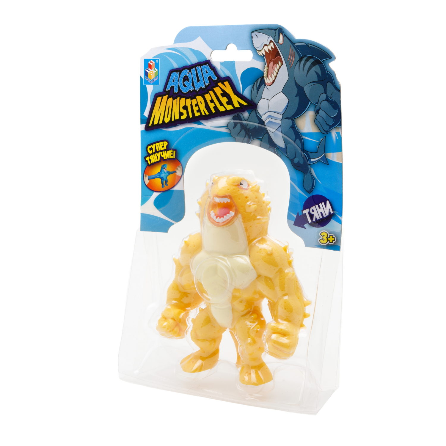 1Toy Игрушка для мальчика, тянучка монстр MONSTER FLEX AQUA, антистресс, 14 видов в ассортименте