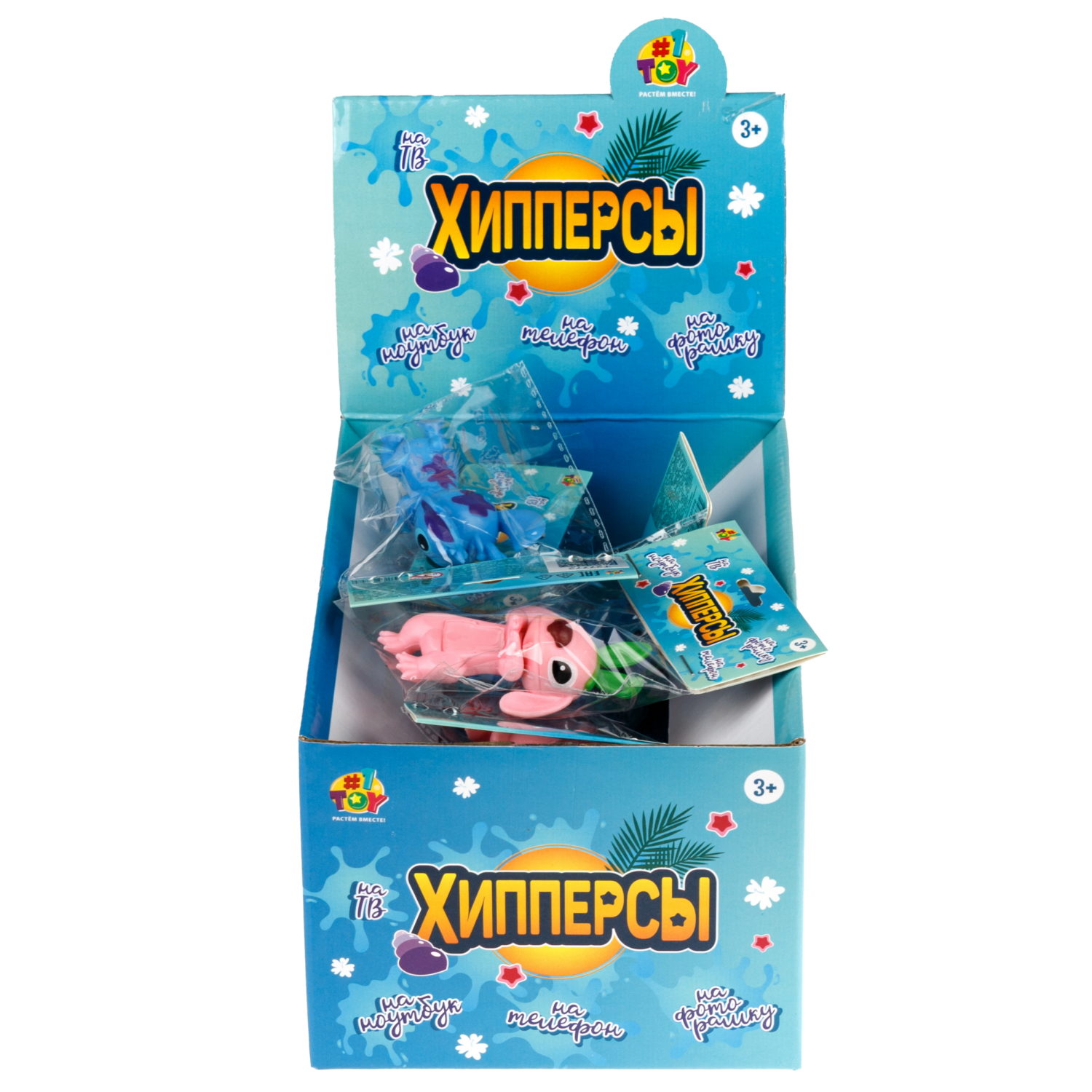 Игрушка-фигурка 1TOY Стич на клейком слое, в ассортименте