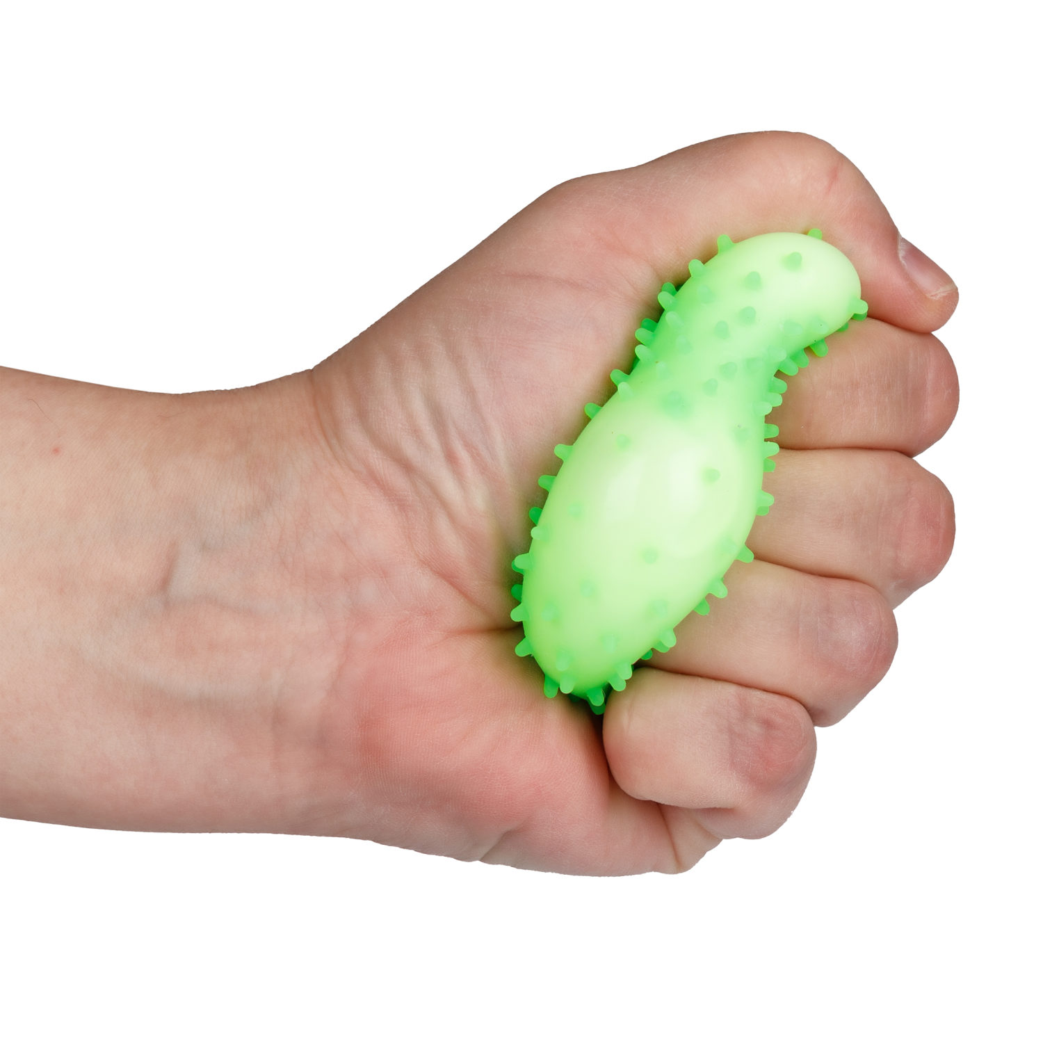 Игрушка-антистресс для рук 1TOY Крутой замес Колючка, зеленая, 5 см