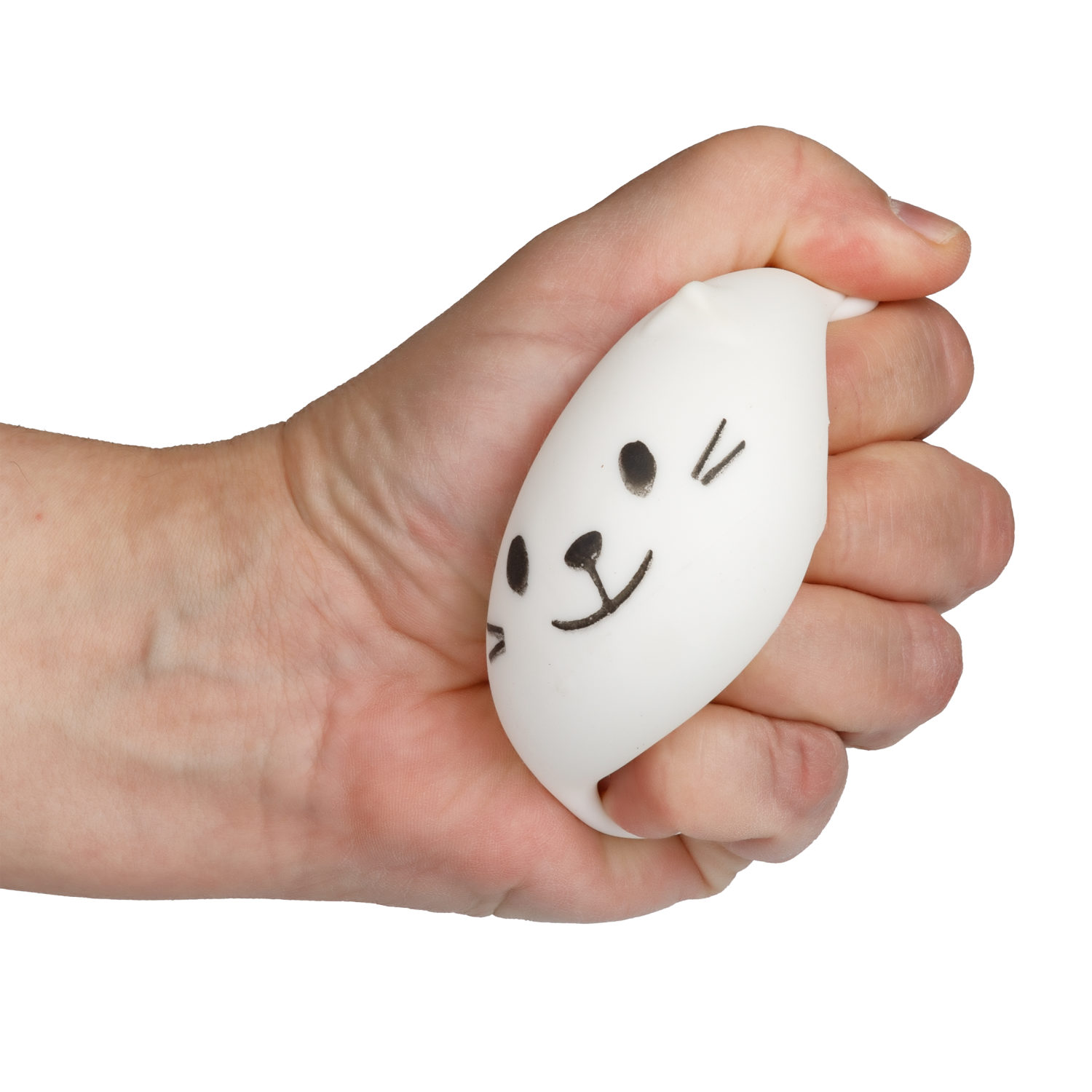 Антистресс-игрушка для рук 1TOY Крутой замес Котик, жмякалка, мялка, тянучка, 7 см