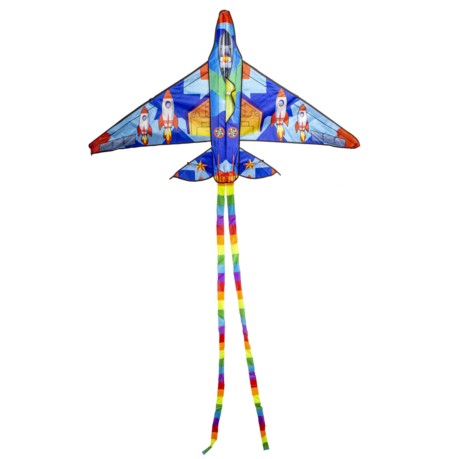 Воздушный змей 1TOY Истребитель 160x165 см