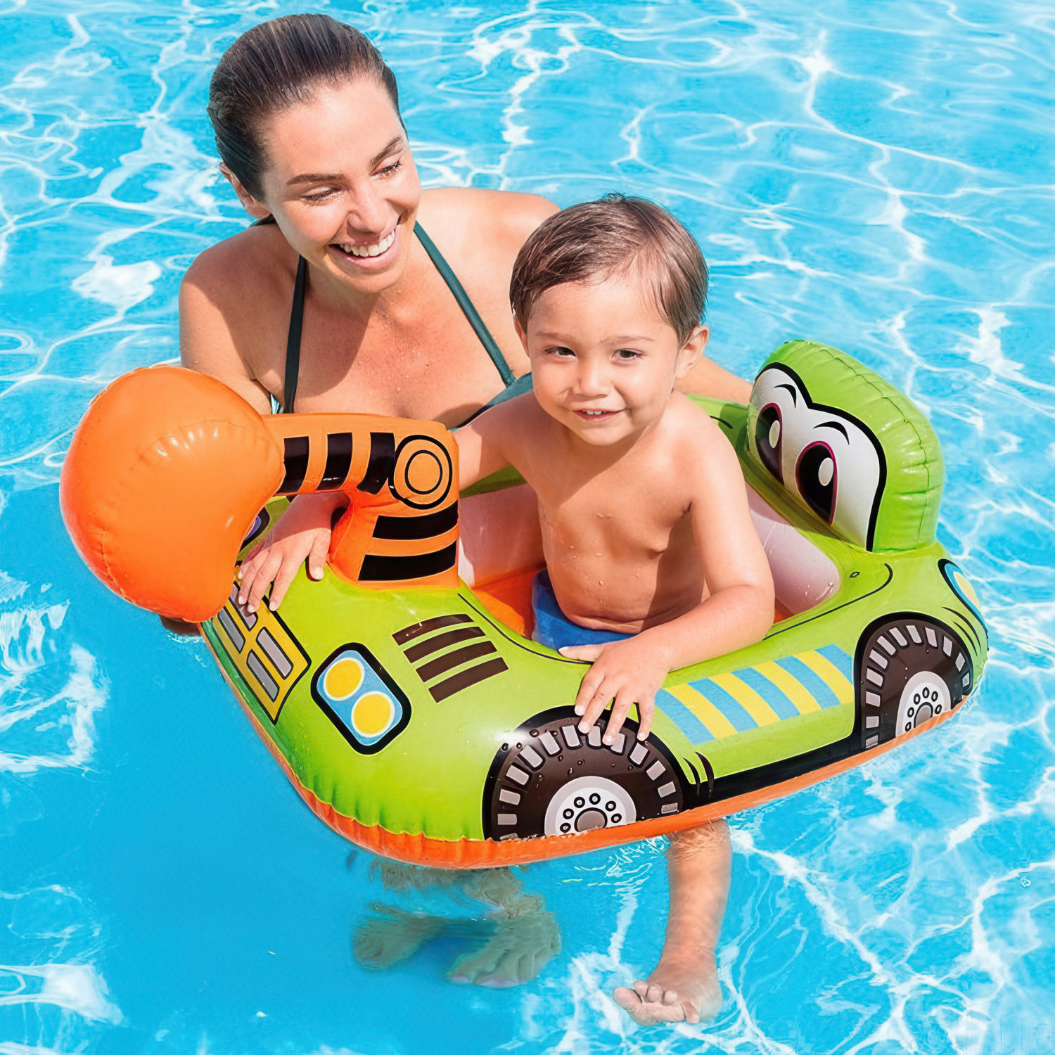 Круг для плавания детский Intex Экскаватор, 1 - 2 года