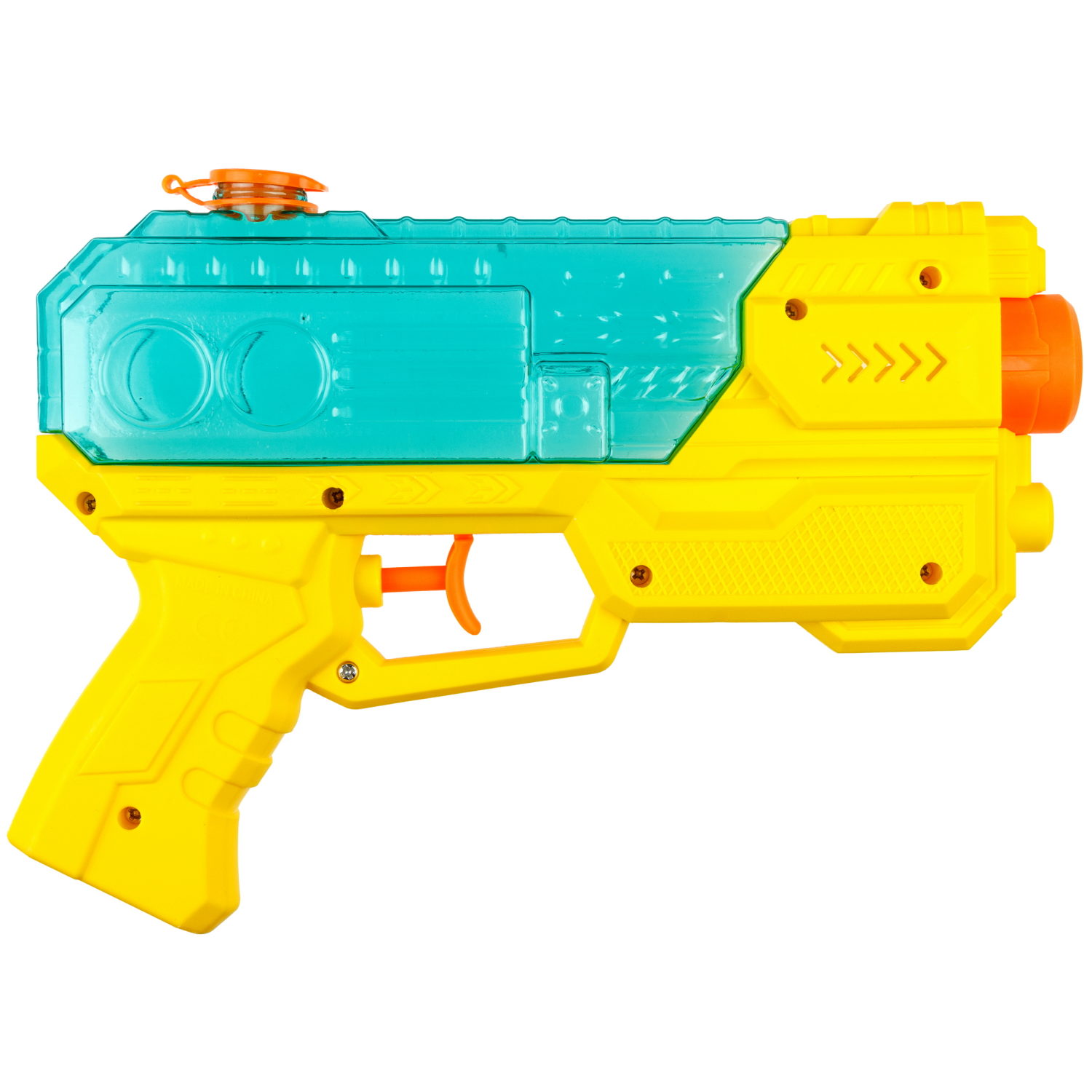 Водный пистолет 1TOY Аквамания, 21*15 см, желтый