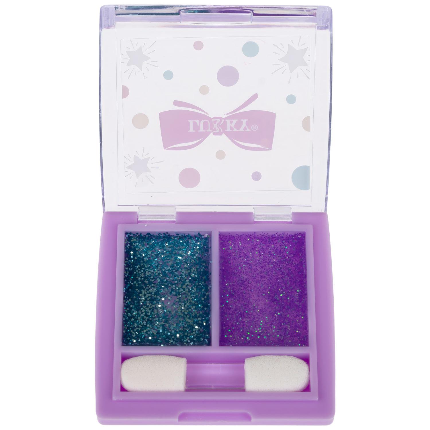 Гель-тени для век с блёсткам Lukky Dessert Duet, с аппликатором, 2,4 гр