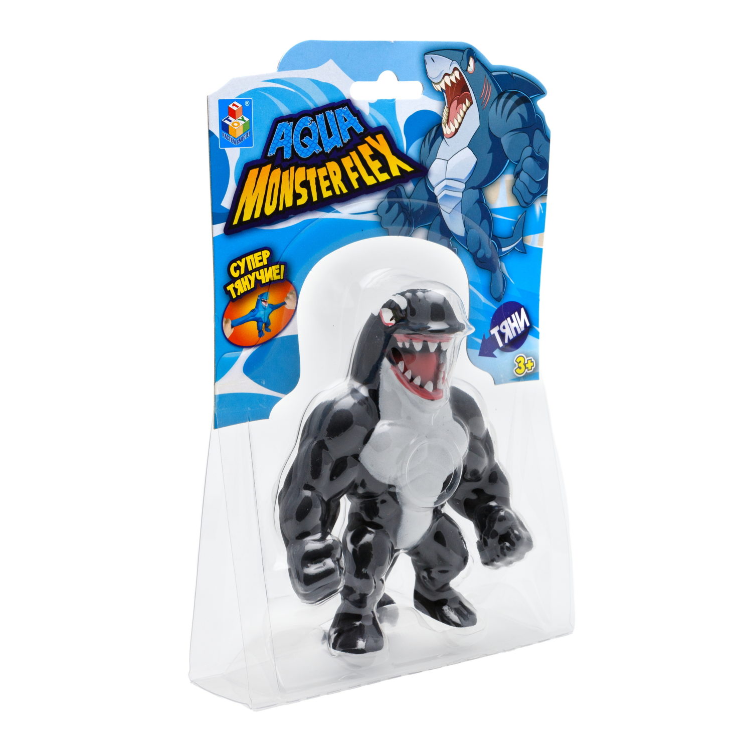 1Toy Игрушка для мальчика, тянучка монстр MONSTER FLEX AQUA, антистресс, 14 видов в ассортименте