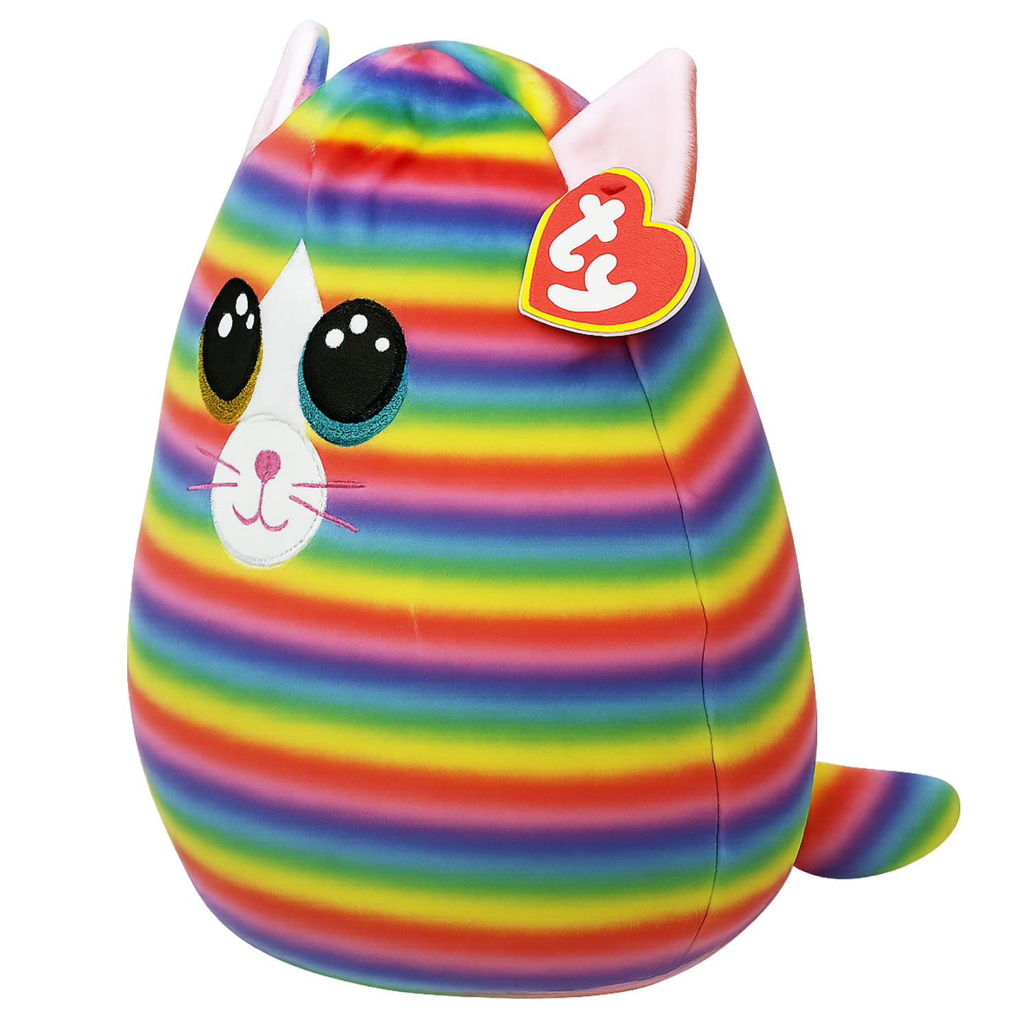 Мягкая игрушка TY Squish-A-Boos Кошка Heather, 35 см