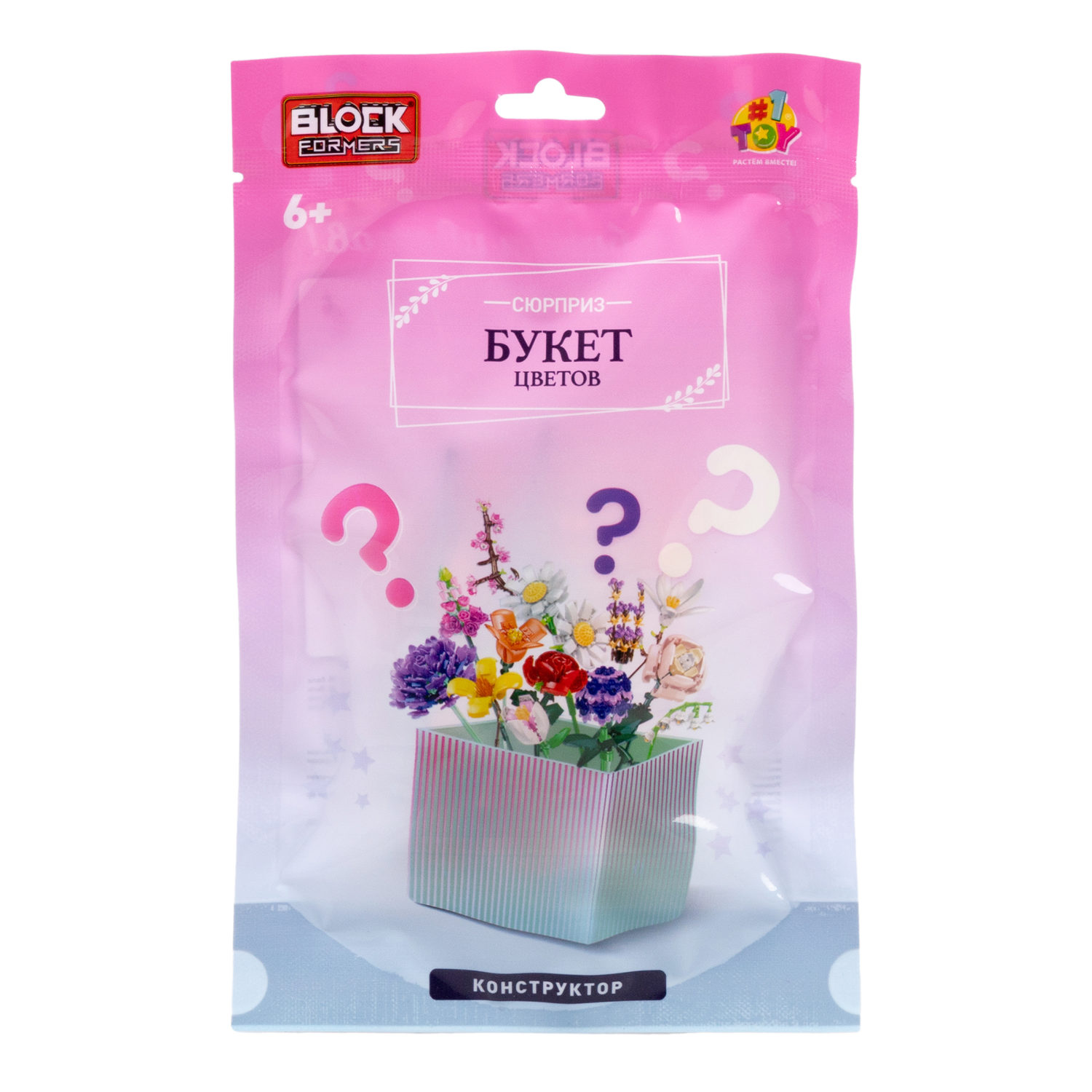 1TOY Blockformers "Букет цветов", в ассортименте 14 видов