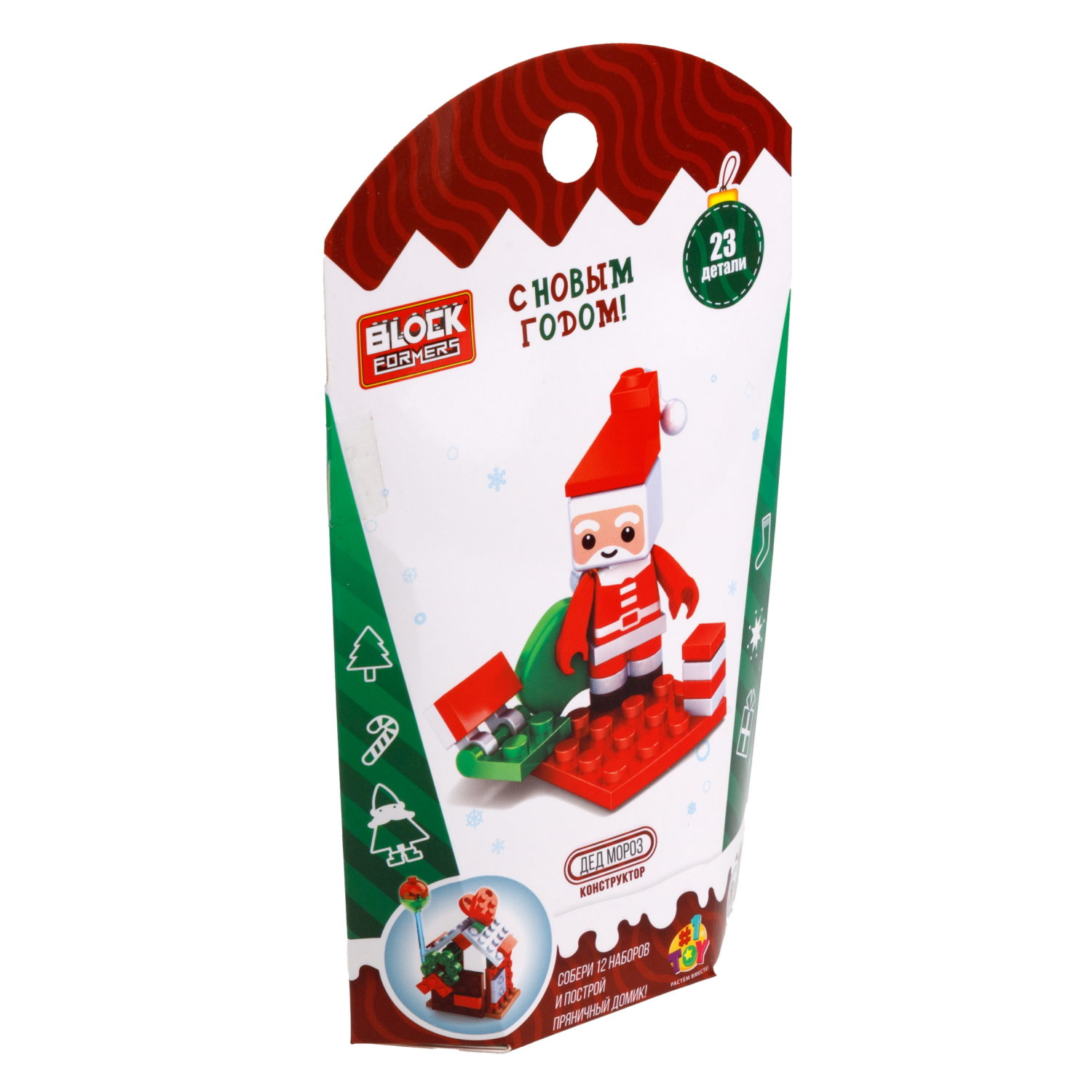 1Toy конструктор Blockformers "Новый год", 12 видов в ассортименте