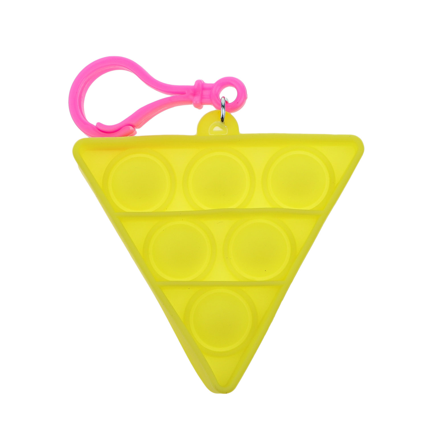 1TOY игрушка-антистресс POP IT брелок геометрические формы, 6 видов в ассортименте