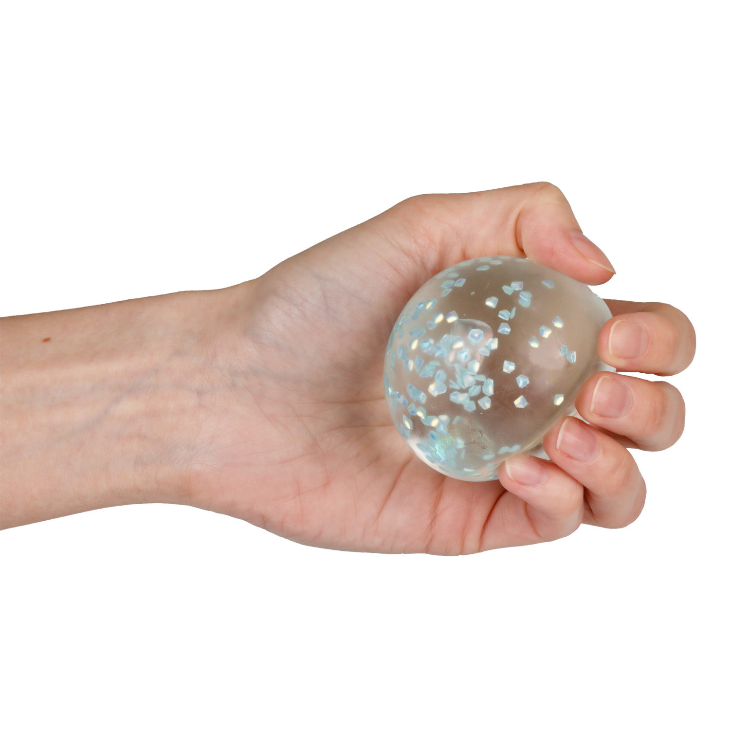 1toy Крутой замес Супергель шар бриллиант 6 цв.в асс.6см, в ПВХ кор., 12шт.в дб.