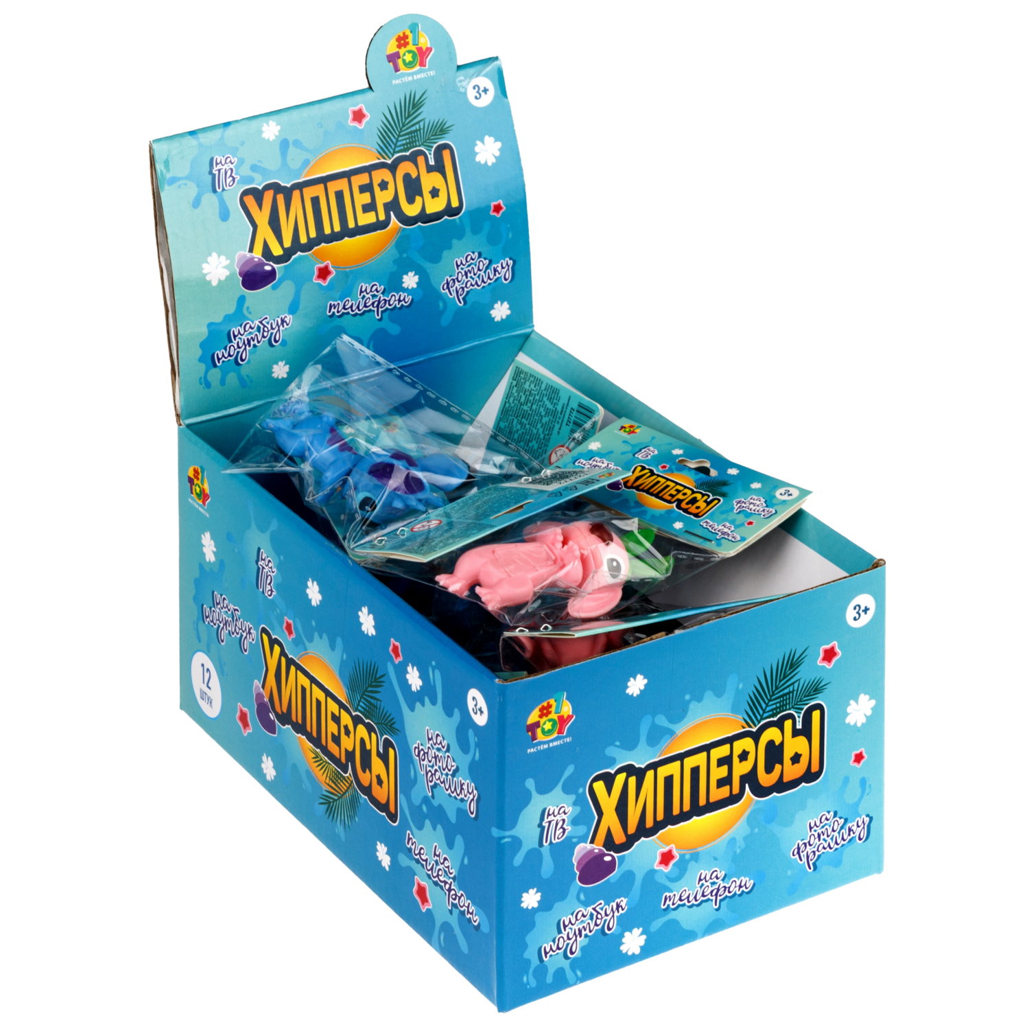 Игрушка-фигурка 1TOY Стич на клейком слое, в ассортименте