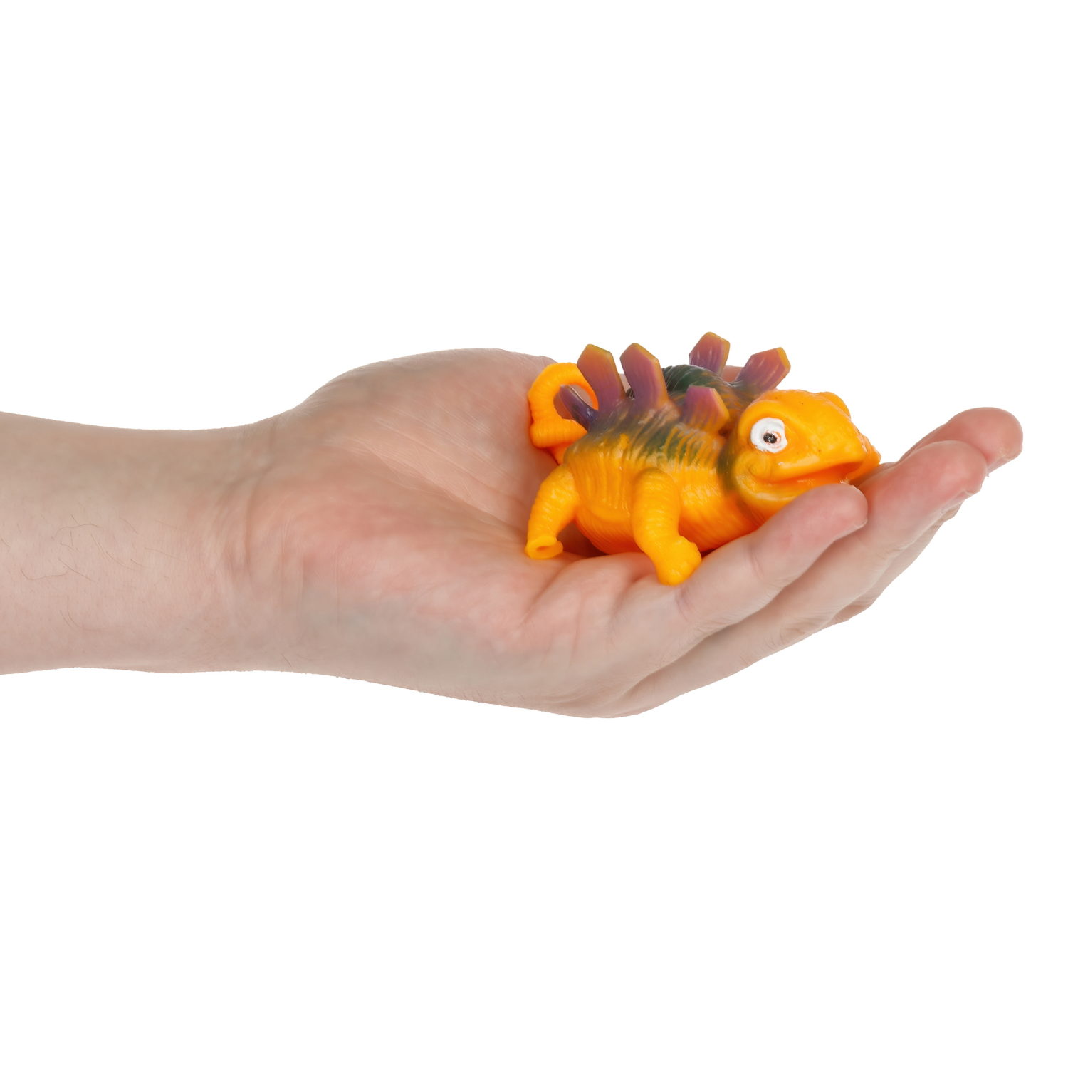 Игрушка ДУТИКИ 1TOY Динозавры, максимальный размер 30 см, 4 вида, оранжевый