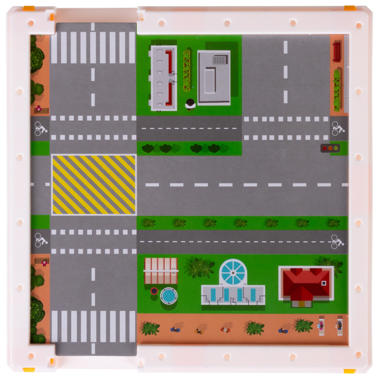 1toy Транспаркинг парковка-ящик "Строительная площадка"