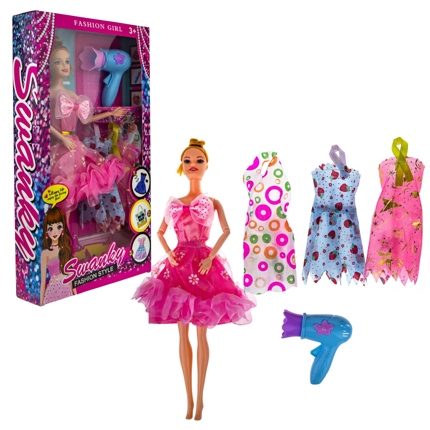 Кукла 29см с аксесс., в кор.18*4,5*32 см