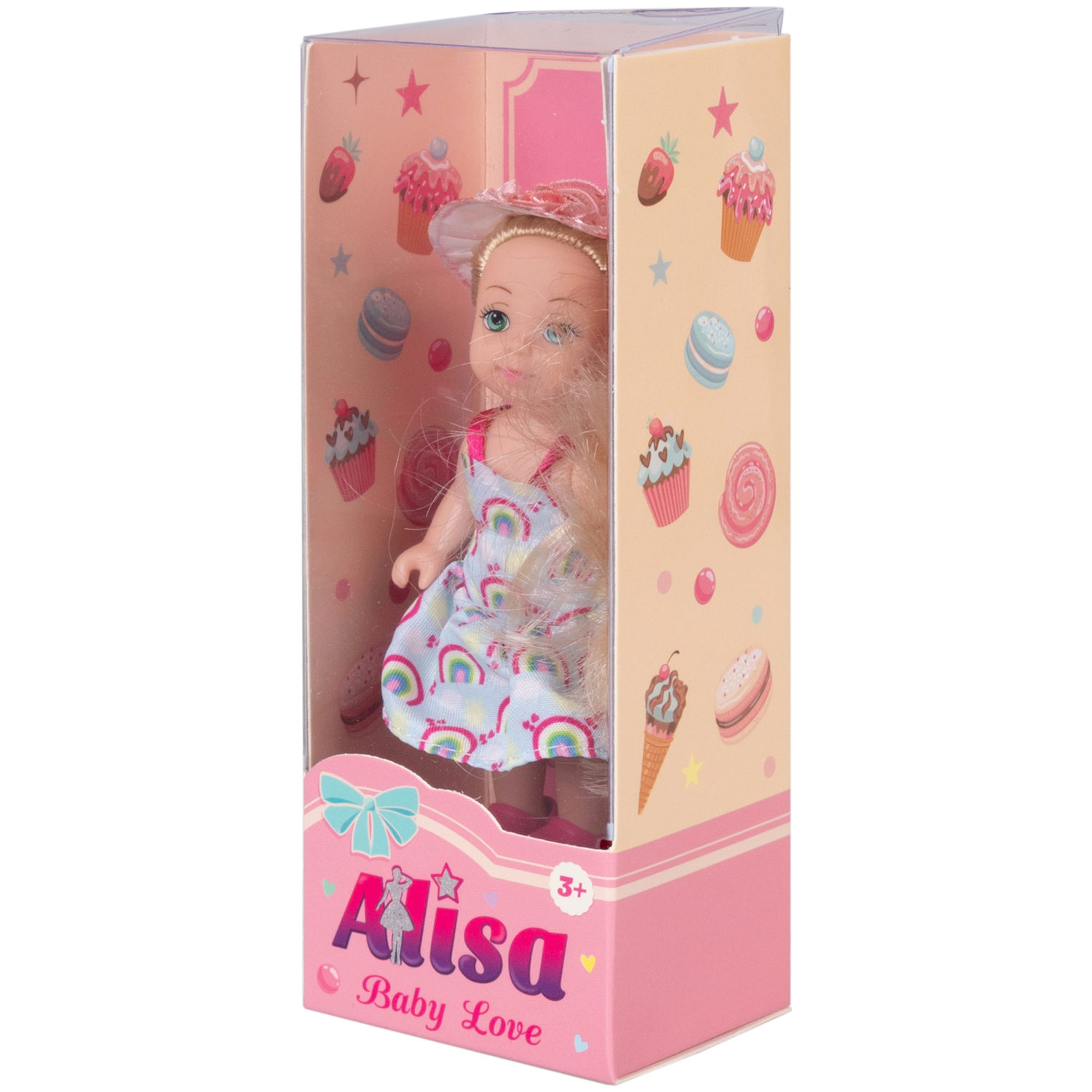 Кукла 1TOY BABY LOVE, летней одежде, 12 см