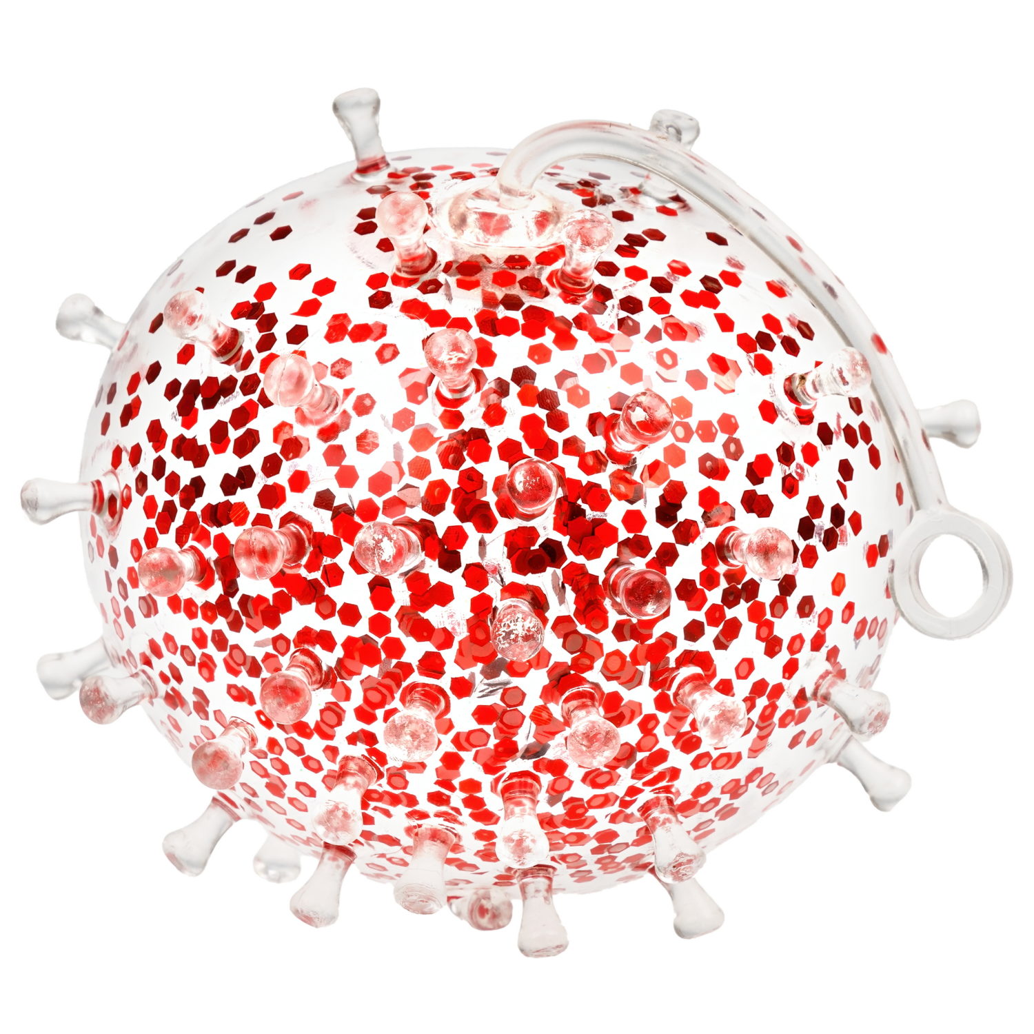 Игрушка ДУТИКИ 1TOY Вирус, прозрачный, максимальный размер 25 см, 3 вида в ассортименте