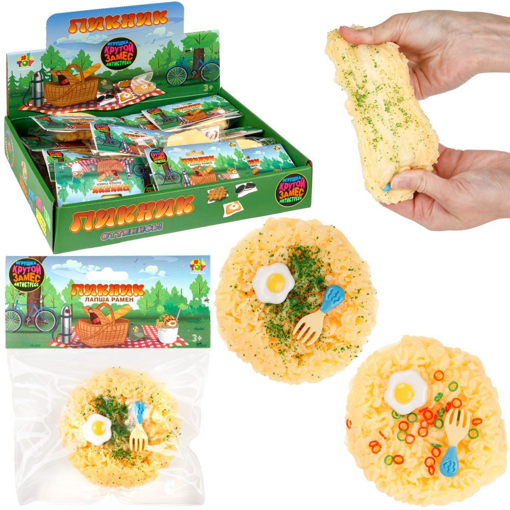 Таба сквиш 1TOY Крутой замес антистресс-игрушка для рук, 2 вида в ассортименте