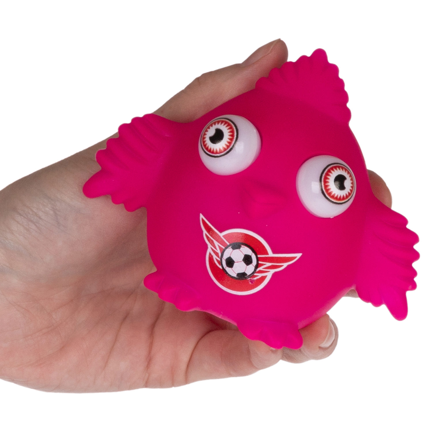 1TOY Пучеглаз-антистресс "Птицы" 7х6x5 см, розовый