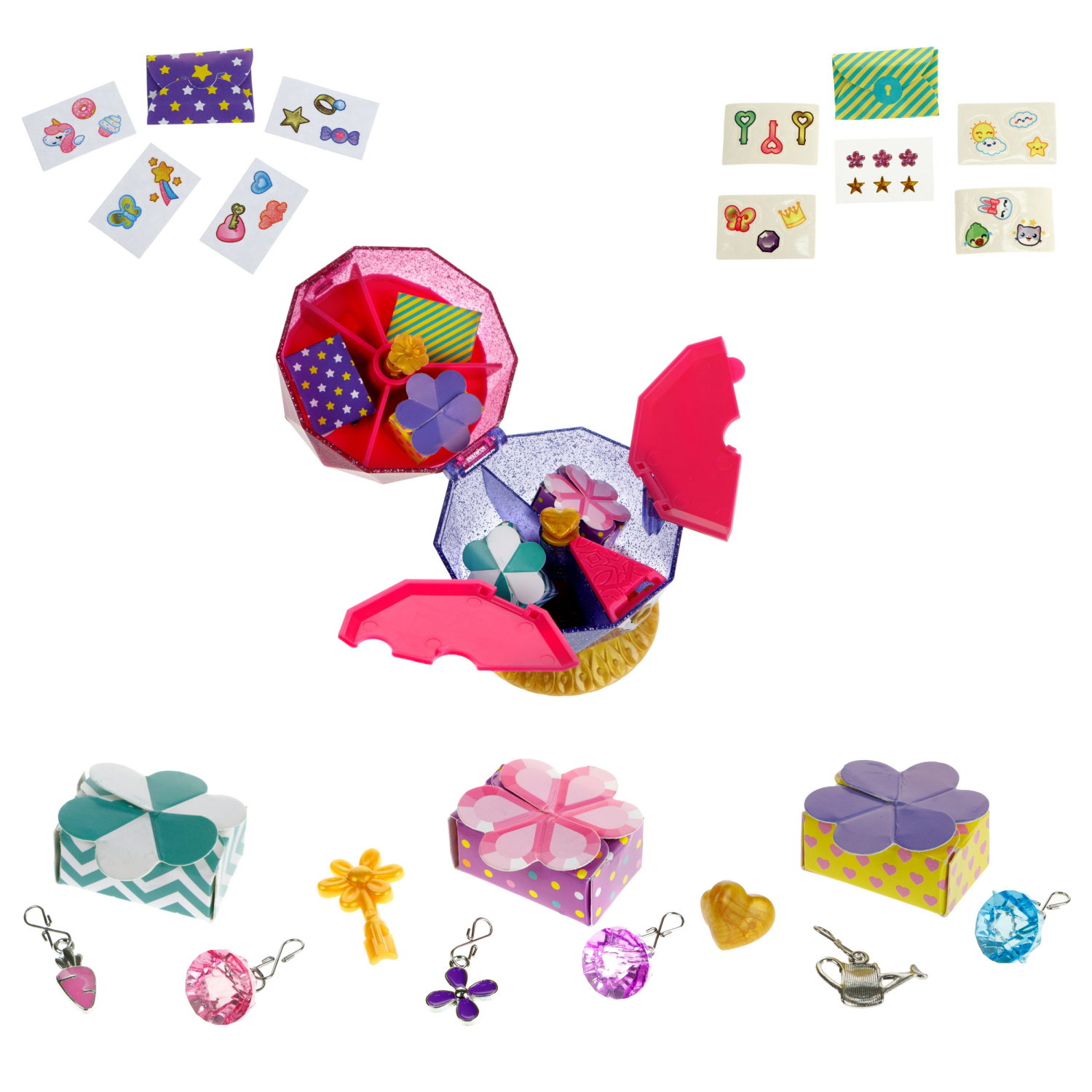 Funlockets Шкатулка-кристалл «Яйцо», 20+ сюрпризов, игровой набор для девочки