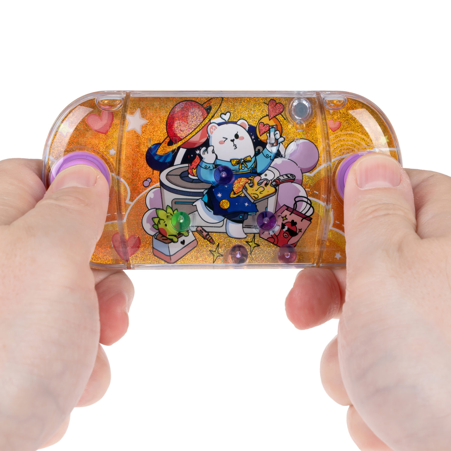 1TOY Игра с водой Забрось мячики Мишка аниме, 3 вида в ассортименте