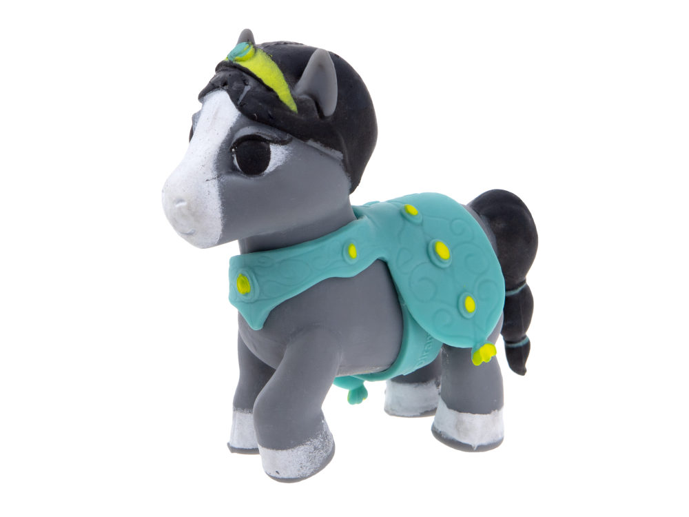 1TOY Пони на фасоне Жасмин, пони тянущиеся в костюмчиках 10см,  пакет с окном, 12 шт в д/б