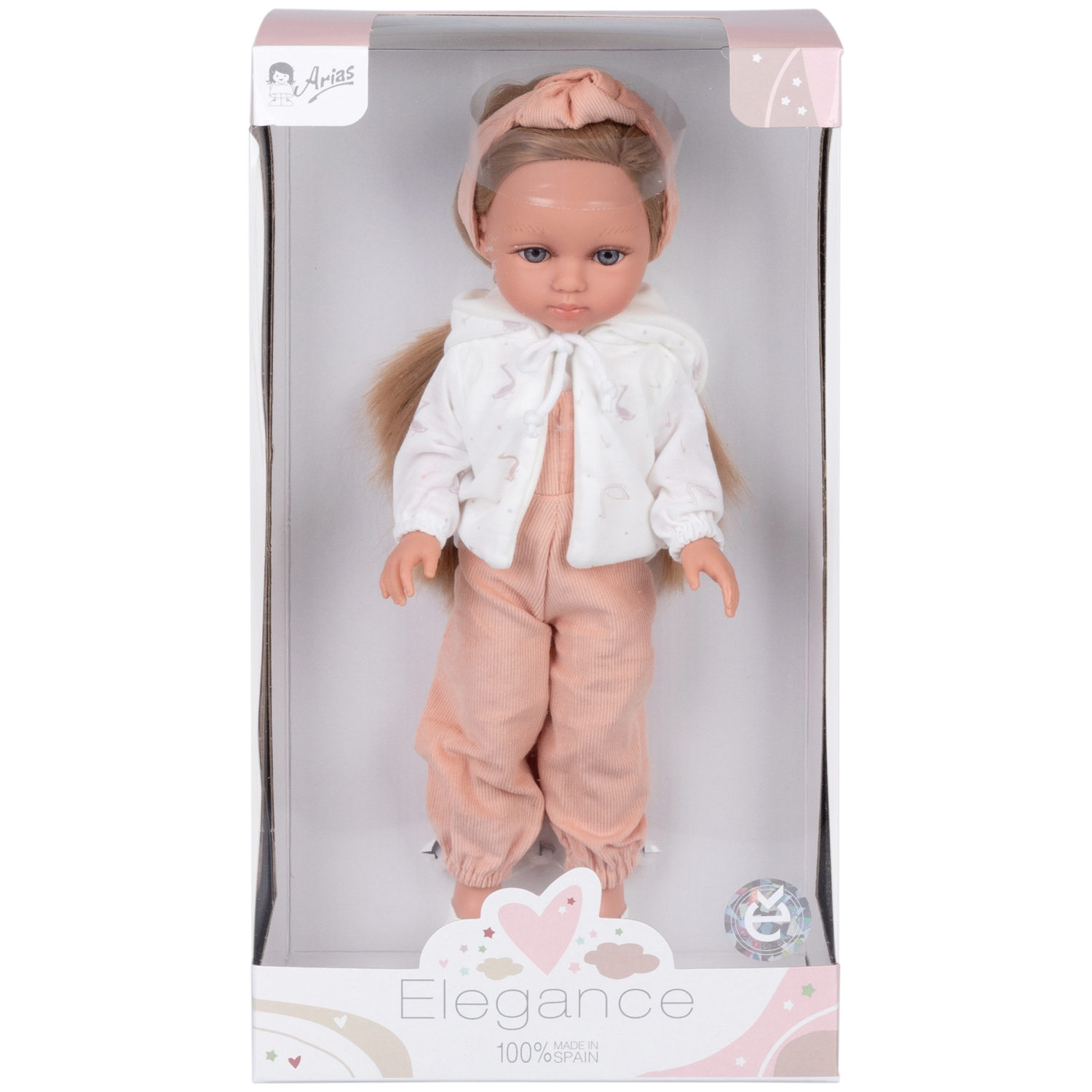 Кукла Arias ELEGANCE Carlota casual, виниловая, Испания, 36 см