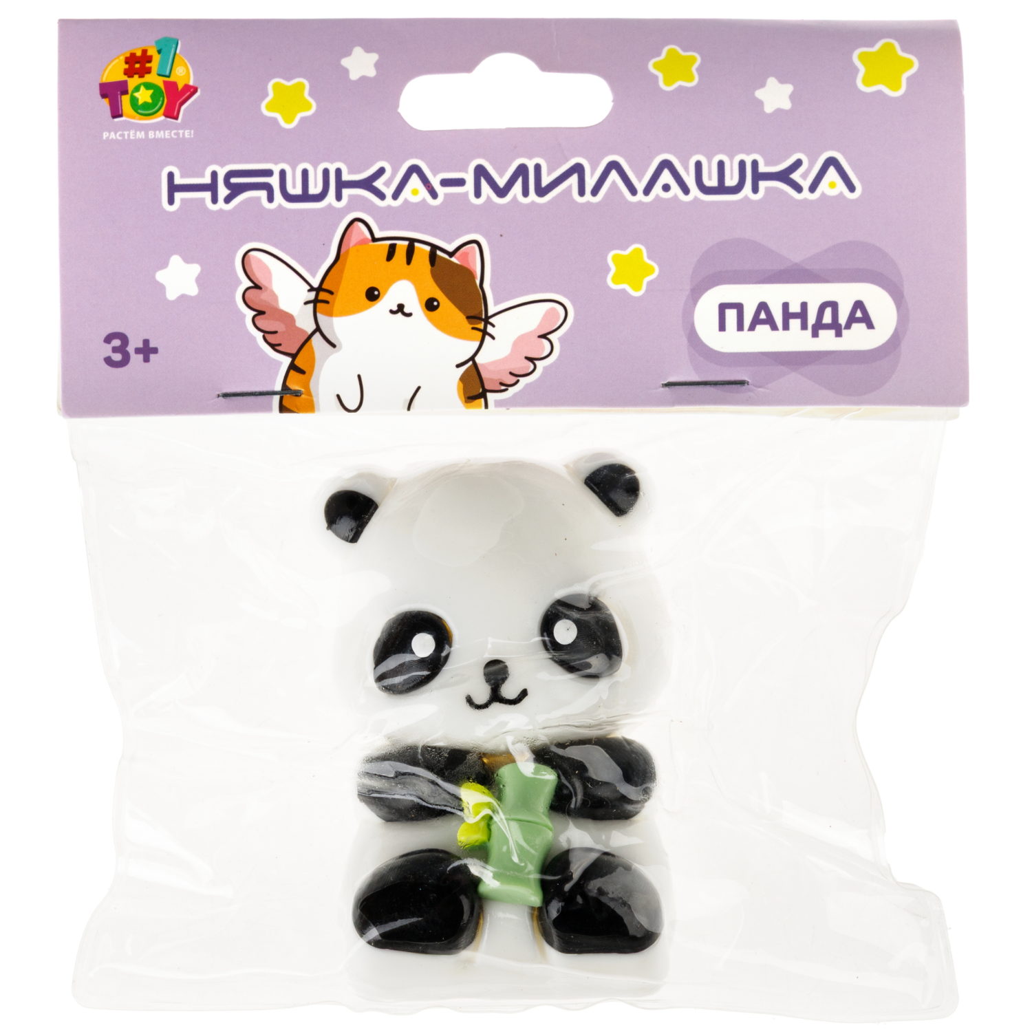 Антистресс-игрушка 1TOY Крутой замес Таба сквиш Панда