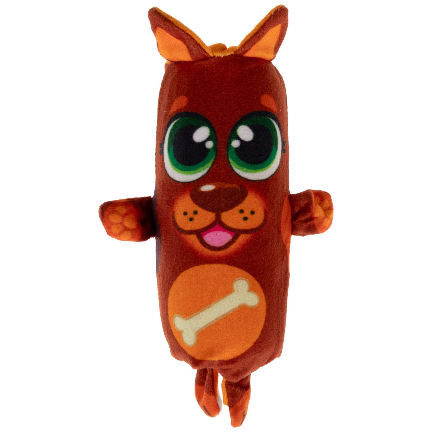 Скользун Вывернушка 2 в 1 1TOY плюшевая, игрушка-антистресс для рук