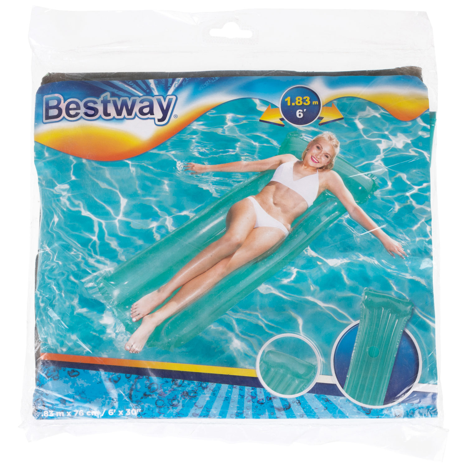 Надувной матрас для плавания Bestway 183 х 76 см, цвета микс