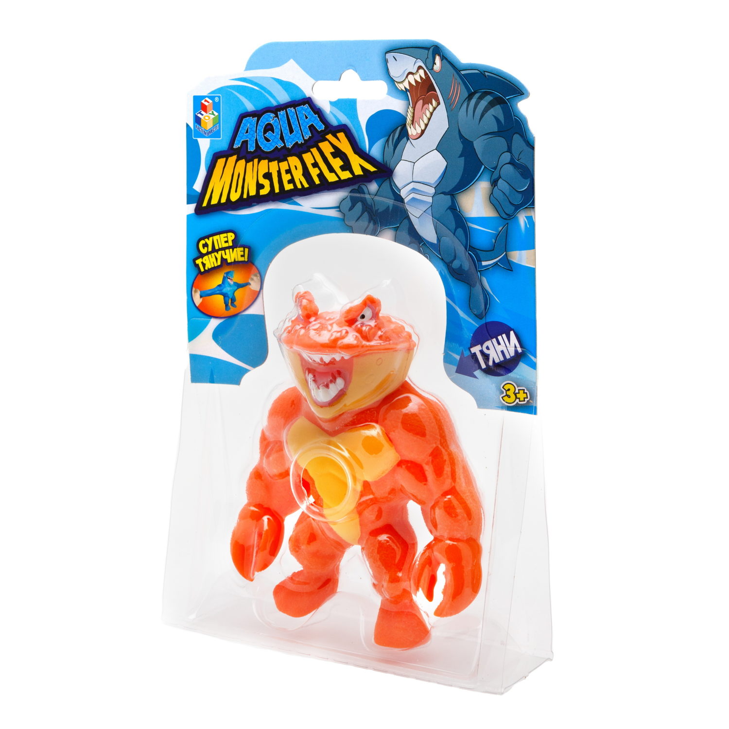1Toy Игрушка для мальчика, тянучка монстр MONSTER FLEX AQUA, антистресс, 14 видов в ассортименте
