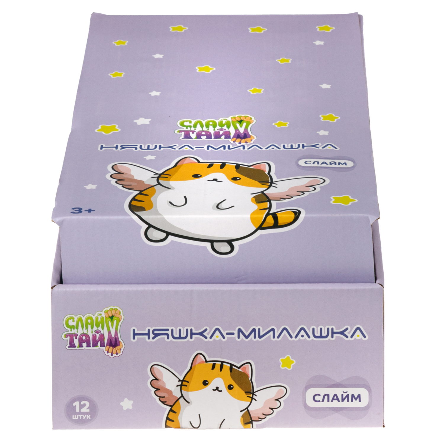 Антистресс-игрушка 1TOY  Слайм цветок в банке, 8,3х4,7х12,4 см