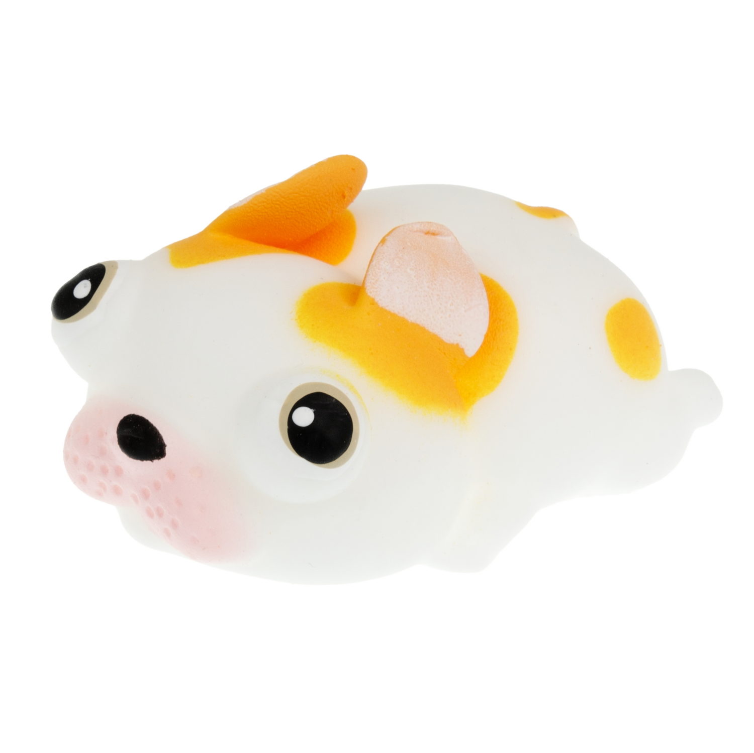 1TOY Жмяка, "Собаки" 8х6 см, белая с жёлтыми пятнами